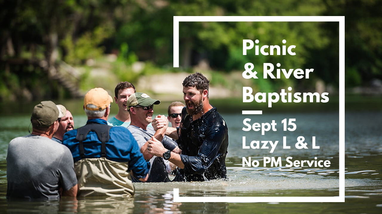 Church Picnic and River Baptisms